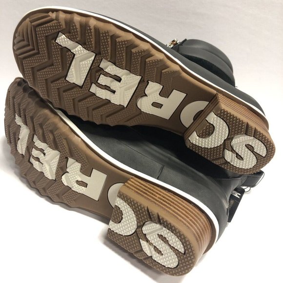 Sorel Women’s Slimpack III Hiker, Black Leather Waterproof Boots, Size 11M - Picture 5 of 6